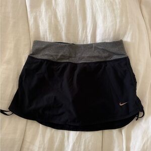 Nike Black Skirt with Gray Waistband